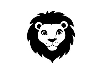 Stylized Black Animal Silhouettes with Expressive Features on White Background – Vector Art Set