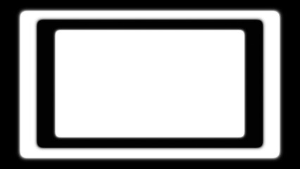 White screen on white background