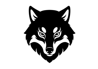 Stylized Black Animal Silhouettes with Expressive Features on White Background – Vector Art Set