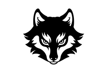 Stylized Black Animal Silhouettes with Expressive Features on White Background – Vector Art Set