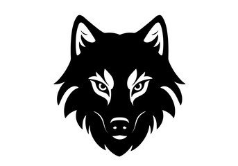 Stylized Black Animal Silhouettes with Expressive Features on White Background – Vector Art Set