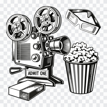 Film Industry Icon PNG | Movie Production Elements | Cinema, Camera, Director Gear
