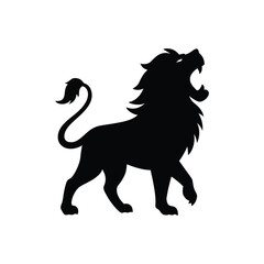 lion vector silhouette