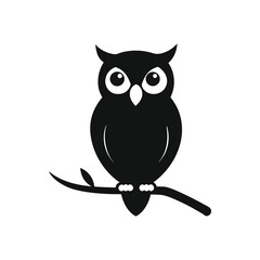 owl sitting on a branch