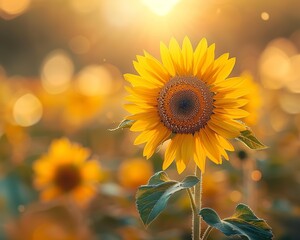 Fototapeta premium sunflower in the field