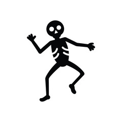 vector illustration of a skull