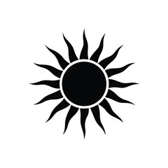 sun with flower