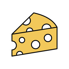 Cheese  Icon vector