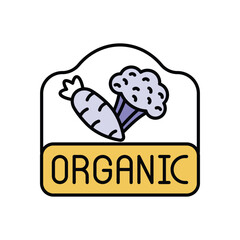 Organic Produce Icon vector