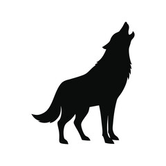 wolf black and white