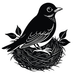 dreamy watercolor abstract nature illustration