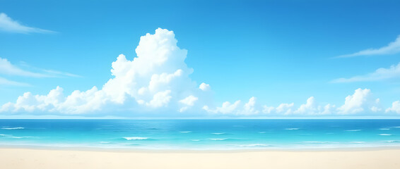 Blue sky with white clouds