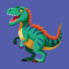 Dinosaur vector art illustration.