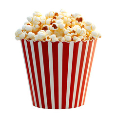 popcorn bucket isolated on transparent background png