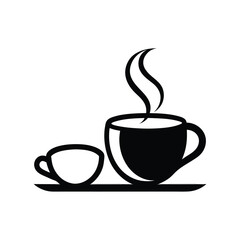 Coffee Cup and Saucer Illustration