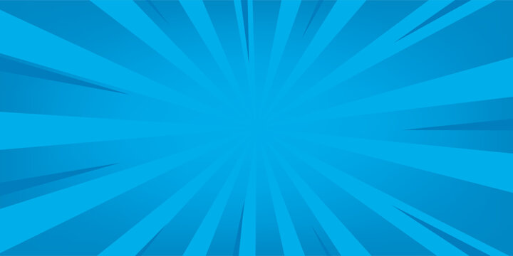 Comic abstract blue background - Comic Syle
