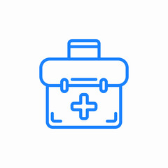 first aid kit icon sign vector