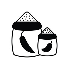Spices & Seasoning Icon vector
