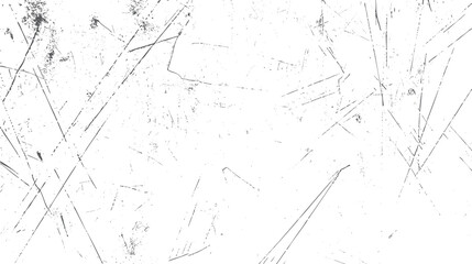 Black sketch overlay with distressed effect in vector. Subtle texture grain on white cement background. Perfect for rough surface and worn graphic styles.