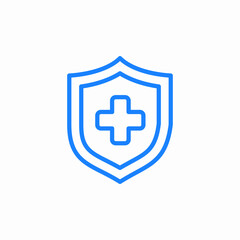Obraz premium medical insurance icon sign vector