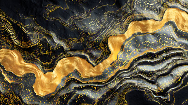 Elegant Gold Foil Texture
