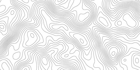  abstract topographic map with contour lines terrain in black and white style, illustrating elevation changes and geographical features with precision.