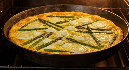 Asparagus Goat Cheese Frittata