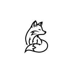 Obraz premium vector image of a wolf logo