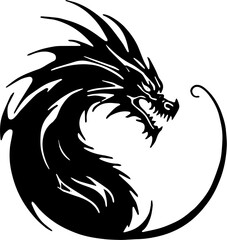 dragon tattoo vector