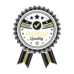 Gold Premium Quality Seal Exclusive Design for Product Packaging 