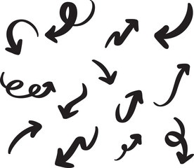 Hand Drawn Arrow Editable Illustration Collection