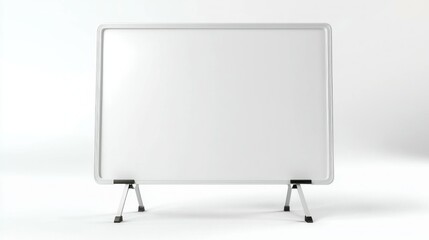Whiteboard isolated on white background