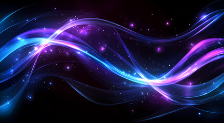 Fototapeta premium Abstract Flowing Lines of Light