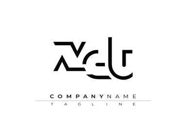 Fototapeta premium XDT abstract letter design. Modern Business Logo Design With Abstract Typography and Contemporary Style