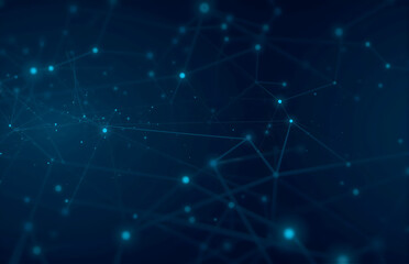 Abstract Digital Network Background