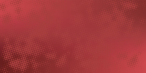 Red diagonal geometric shape with halftone. Modern fiber textured vector eps 10