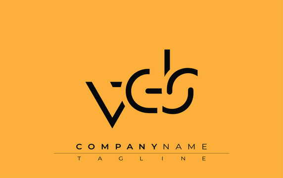 VDS abstract letter design. Modern Business Logo Design With Abstract Typography and Contemporary Style