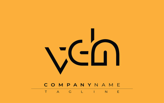 VDN abstract letter design. Modern Business Logo Design With Abstract Typography and Contemporary Style