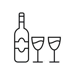 Alcoholic Beverages Icon vector