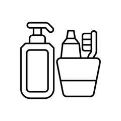 Toiletries Icon vector