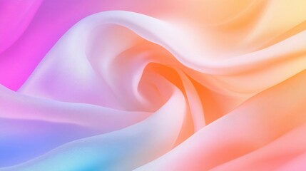 Obraz premium abstract background with smooth white fabric folds, clean and modern style, light neutral tones, soft airy texture, elegant composition