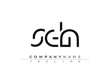 SDN abstract letter design. Modern Business Logo Design With Abstract Typography and Contemporary Style