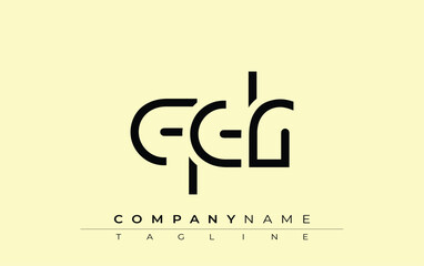 QDR abstract letter design. Modern Business Logo Design With Abstract Typography and Contemporary Style