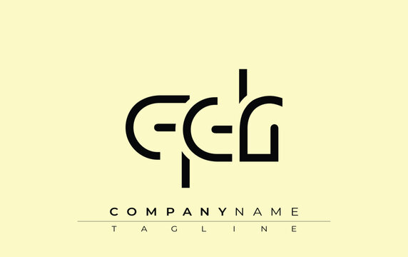 QDR abstract letter design. Modern Business Logo Design With Abstract Typography and Contemporary Style