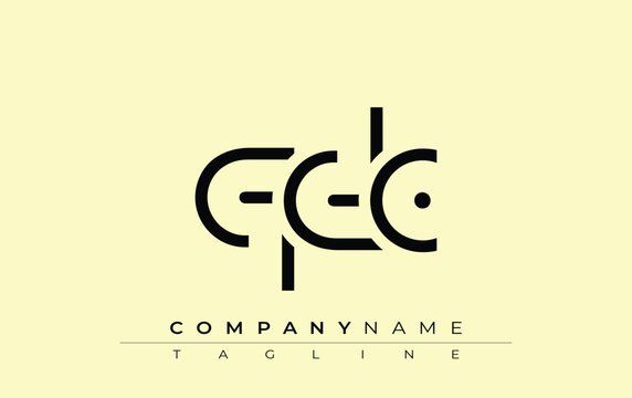 QDC abstract letter design. Modern Business Logo Design With Abstract Typography and Contemporary Style