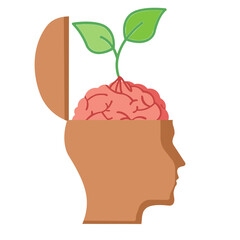 healthy brain illustration
