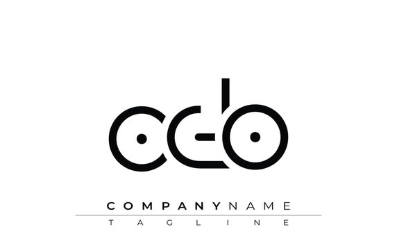 OO abstract letter design. Modern Business Logo Design With Abstract Typography and Contemporary Style
