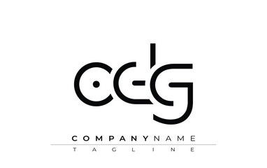 Fototapeta premium OG abstract letter design. Modern Business Logo Design With Abstract Typography and Contemporary Style