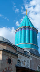 Konya city  Turkey Mevlana tomb landscape