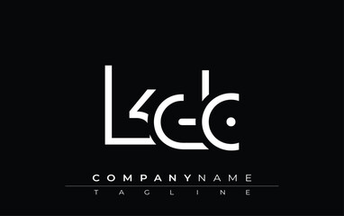 KDC abstract letter design. Modern Business Logo Design With Abstract Typography and Contemporary Style